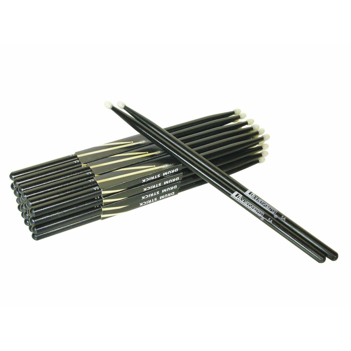 DIMAVERY DDS-5A Drumsticks, maple, black