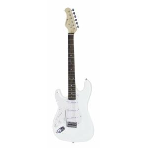 DIMAVERY ST-203 Electric Guitar LH, white