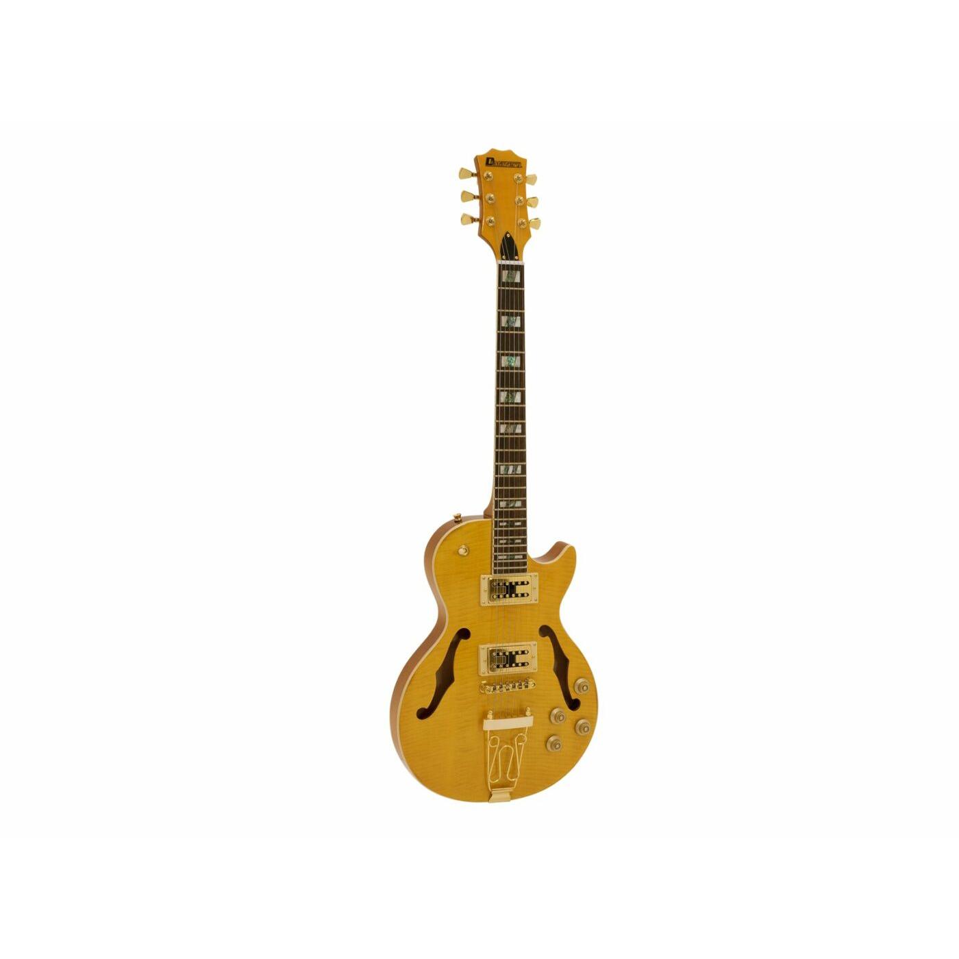 DIMAVERY LP-600 Electric Guitar, nature maple