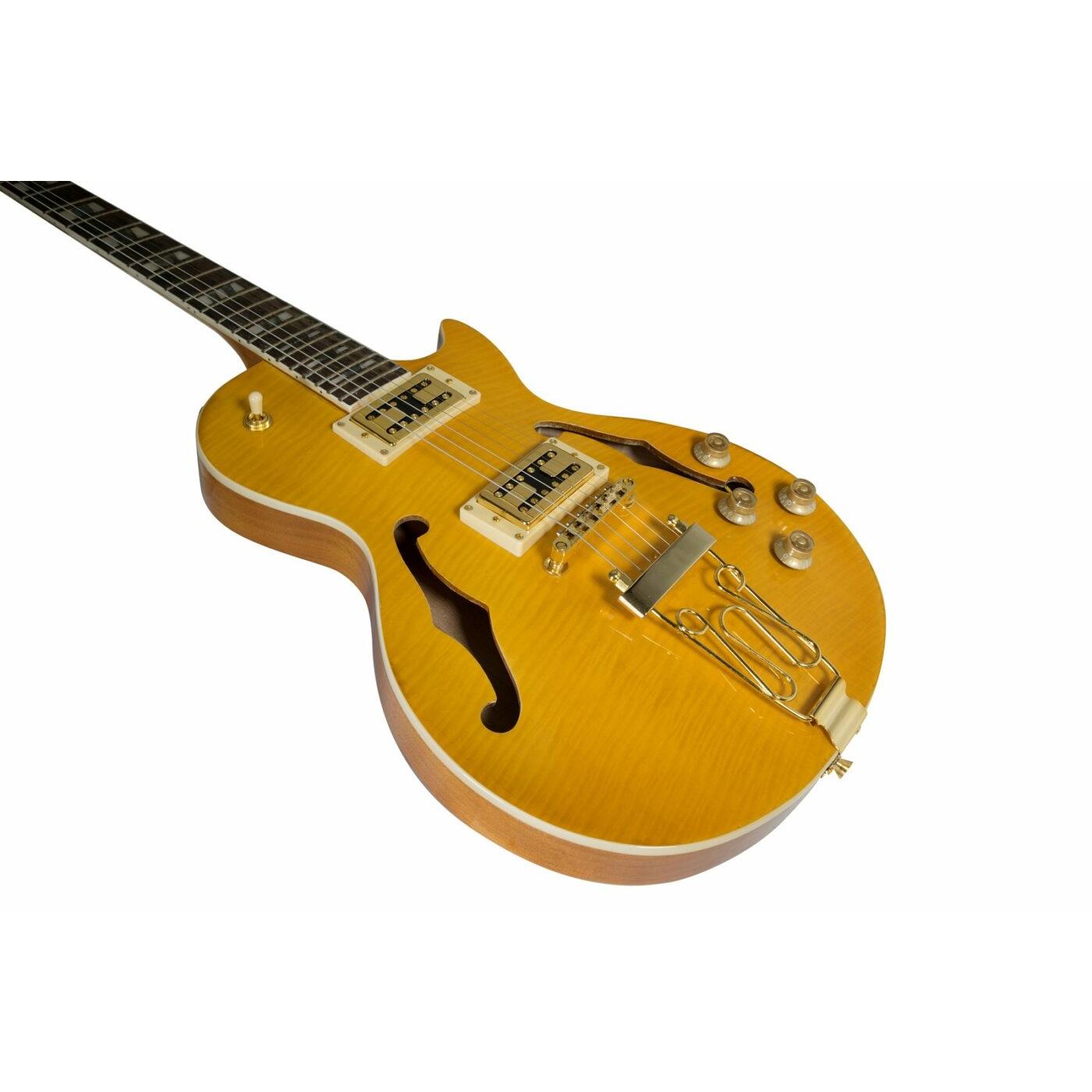DIMAVERY LP-600 Electric Guitar, nature maple - Image 3