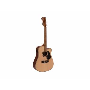 DIMAVERY DR-612 Western Guitar 12 string, nature