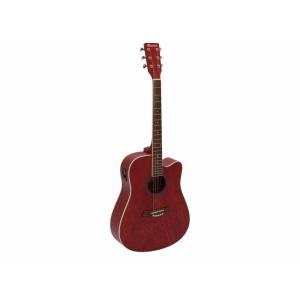 DIMAVERY JK-510 Western Guitar, cutaway, grained