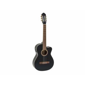 DIMAVERY CN-600E Classical Guitar, black