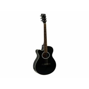 DIMAVERY AW-400 Western Guitar LH, black