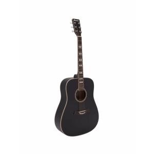 DIMAVERY STW-40 Western guitar, black