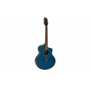 DIMAVERY STW-50 Western Guitar,blue