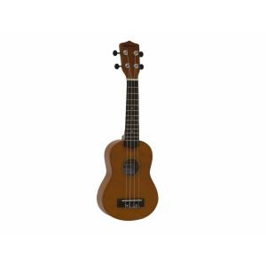 DIMAVERY UK-200 Ukulele, soprano, braun
