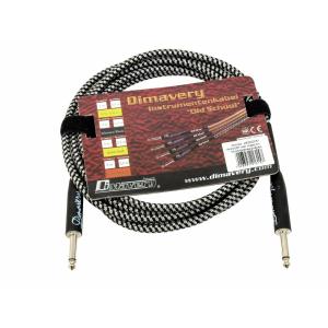 DIMAVERY Instrument Cable, 3m, bk/sil