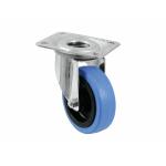 ROADINGER Zwenkwiel 100mm BLAUW WIEL lichtblauw