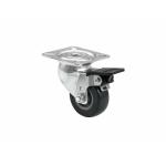 ROADINGER Zwenkwiel 50mm grijs met rem