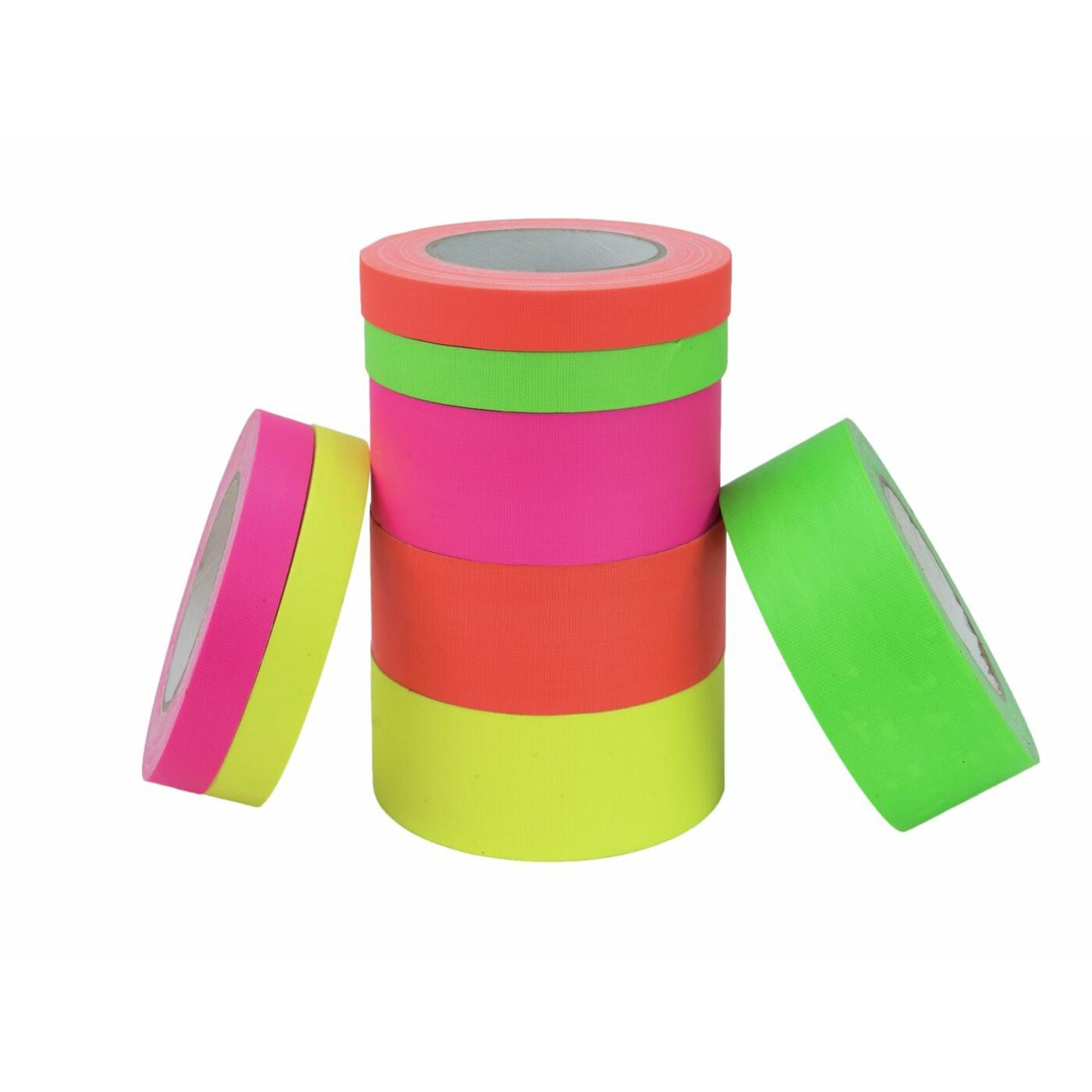 ACCESSORY Gaffa Tape 19mm x 25m, neon orange, uv active - Image 4