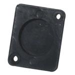 ACCESSORY Universele XLR Blinding Plate, zwart kunststof