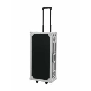 Roadinger cd koffer - cd opbergsysteem zwart voor 150 CDs met wielen - cd case - trolley