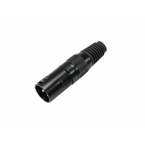 Omnitronic XLR plug 3pin Zwart housing 10x