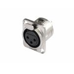 HICON XLR-montagestekker 3-pins HI-X3DF