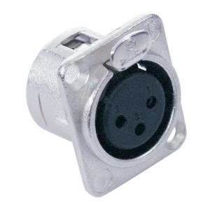 NEUTRIK XLR Mounting Socket 3-pin NC3FDL-1