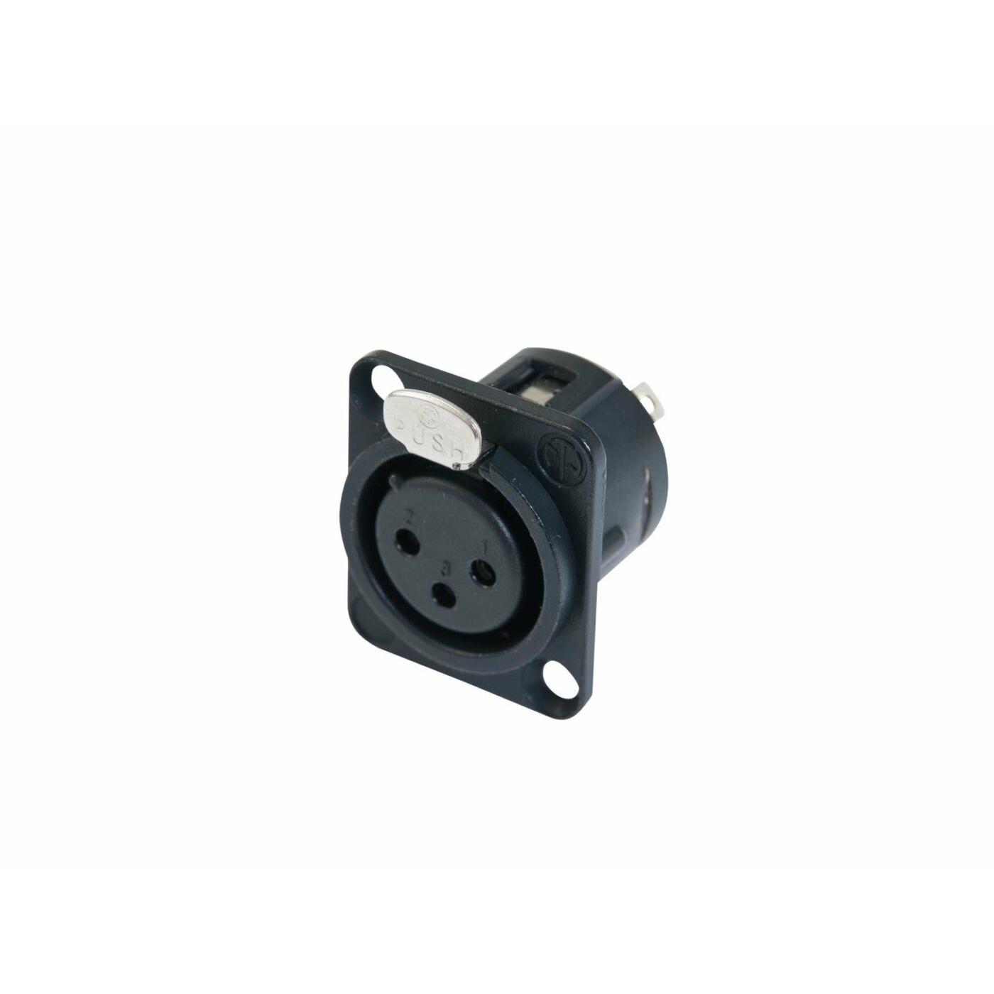 NEUTRIK XLR Mounting Socket 3-pin NC3FDL-1-BAG