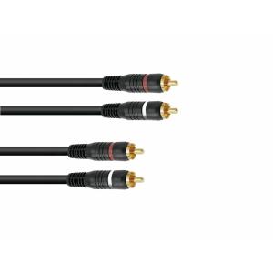 OMNITRONIC RCA Cable 2x2 10m
