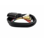 OMNITRONIC Adapterkabel Scart/6xRCA 1.5m