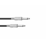 OMNITRONIC Jack kabel 6.3 mono 1m bk