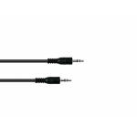 OMNITRONIC Jack kabel 3,5 stereo 1.5m bk