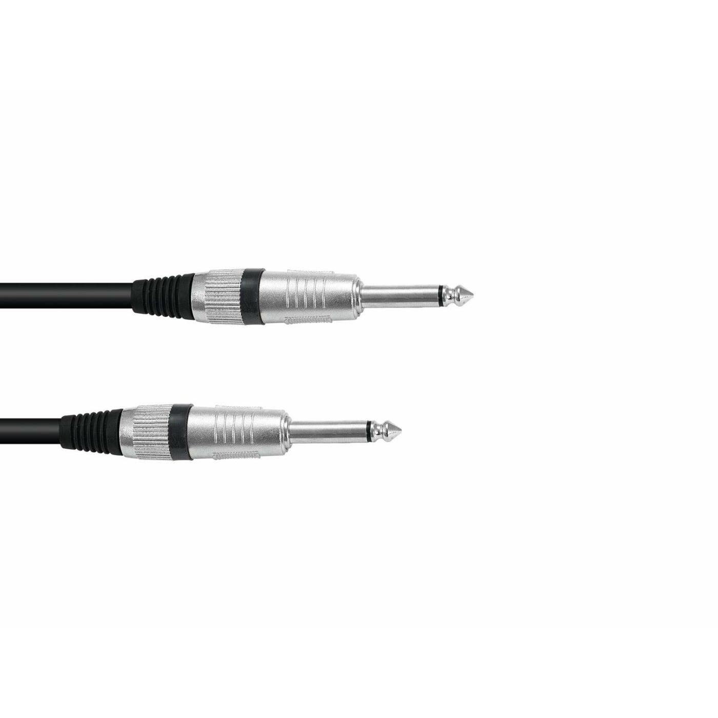 OMNITRONIC Jack Cable 6.3 mono 3m bk ROAD