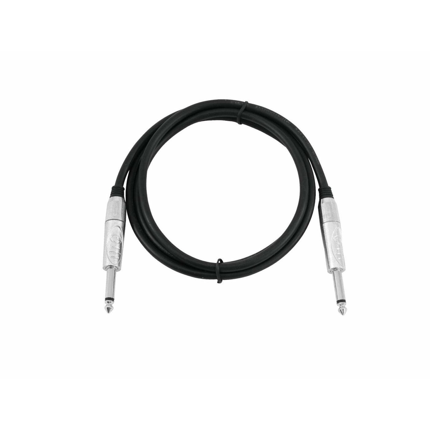 OMNITRONIC Jack Cable 6.3 mono 3m bk ROAD - Image 2