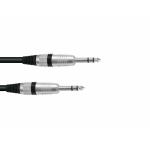 OMNITRONIC Jack kabel 6.3 stereo 3m bk ROAD
