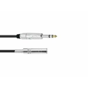 OMNITRONIC Jack extension 6.3 stereo 3m bk