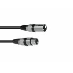 OMNITRONIC XLR-kabel 3-pins 3m bk