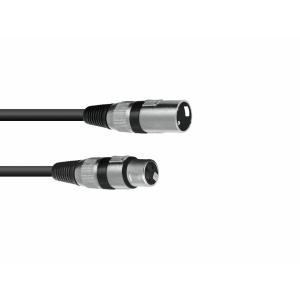OMNITRONIC XLR Cable 3-pin 3m bk