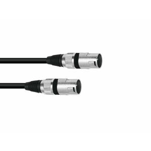 OMNITRONIC Adaptercable XLR(M)/XLR(M) 0.2m bk