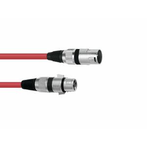 OMNITRONIC XLR Cable 3-pin 1m rd