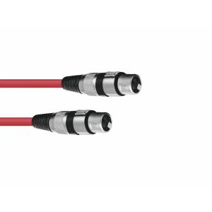 OMNITRONIC XLR Cable 3-pin 1.5m rd