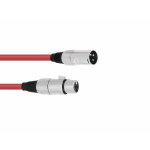 OMNITRONIC XLR Cable 3-pin 5m rd