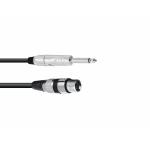 OMNITRONIC Adapterkabel XLR(F)/Jack mono 5m bk