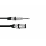 OMNITRONIC Adapterkabel XLR(M)/Jack mono 2m bk
