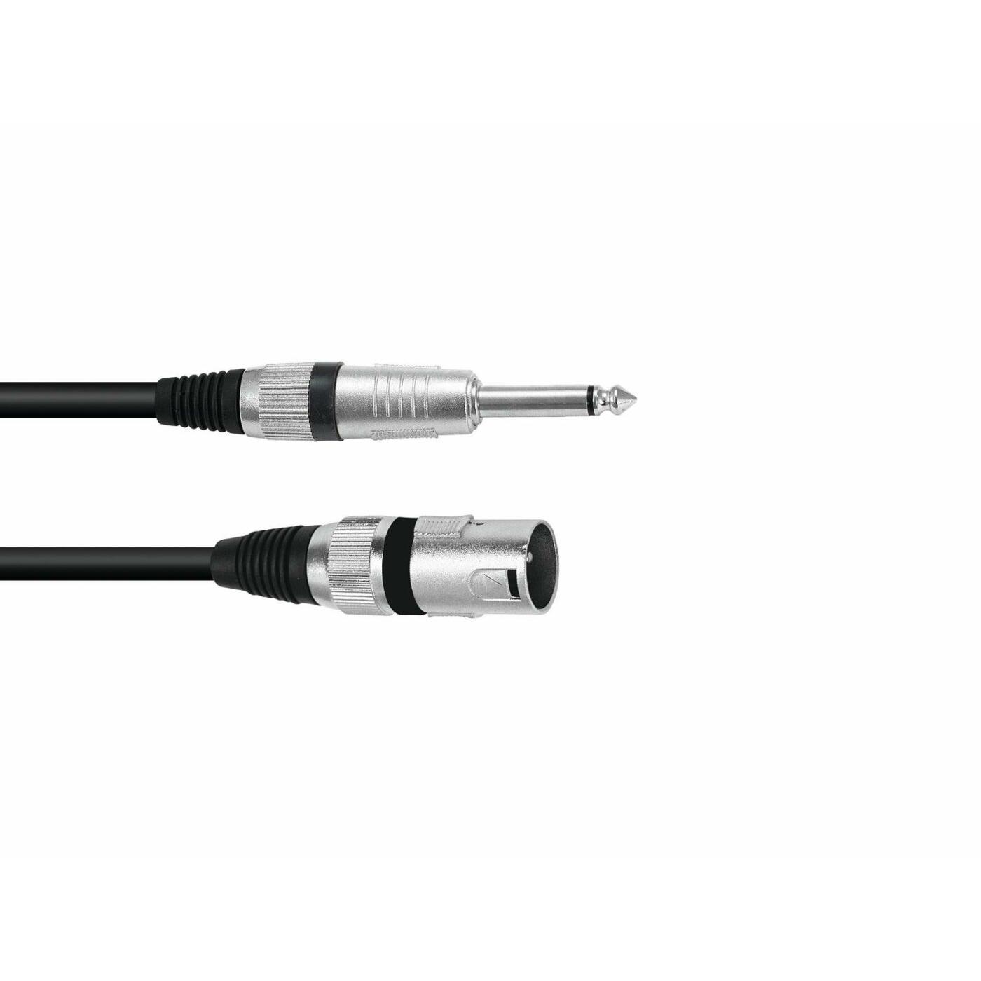 OMNITRONIC Adapter Cable XLR(M)/Jack mono 2m bk