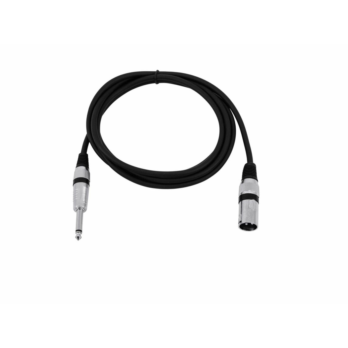 OMNITRONIC Adapter Cable XLR(M)/Jack mono 2m bk - Image 2