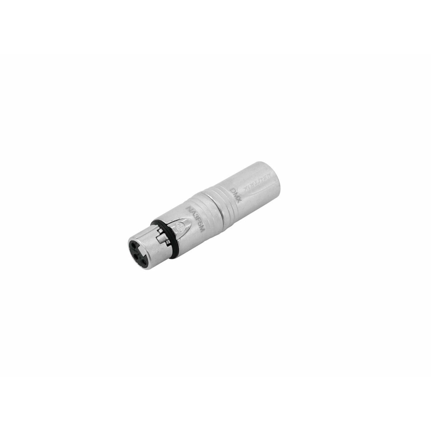 NEUTRIK Adapter 3-pin XLR(F)/5pin XLR(M) NA3F5M - Image 2