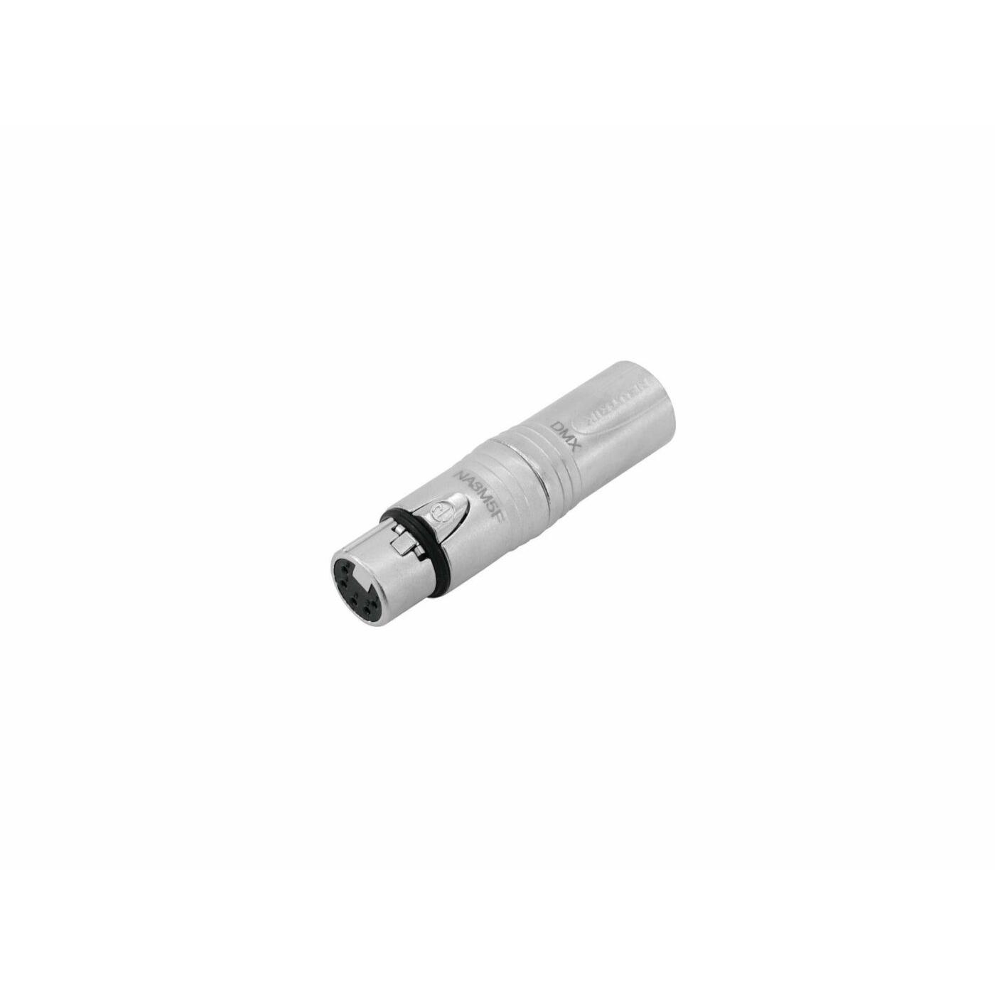 NEUTRIK Adapter 3-pin XLR(M)/5pin XLR(F) NA3M5F - Image 2