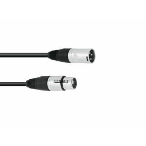 SOMMER CABLE XLR cable 3pin 0.5m bk Neutrik