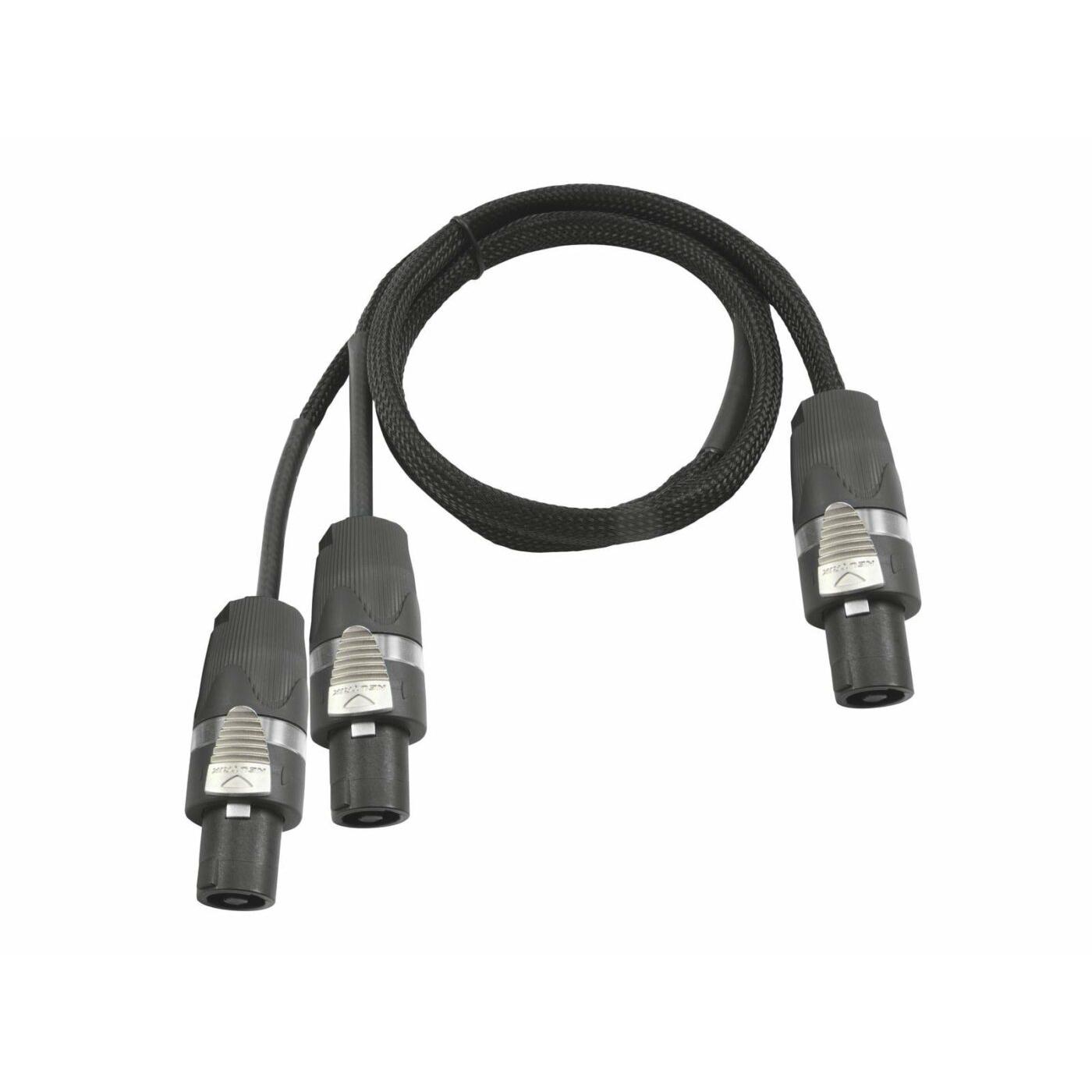 SOMMER Kabel Adaptercable Speakon/2xSpeakon 1m zwart - Image 2