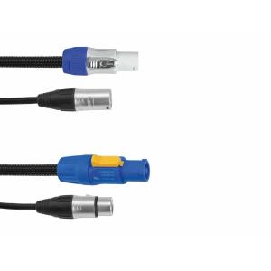 EUROLITE Combi Cable DMX P-Con/3-pin XLR 3m