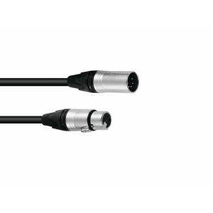 PSSO DMX Cable XLR 5-pin 1.5m bk Neutrik