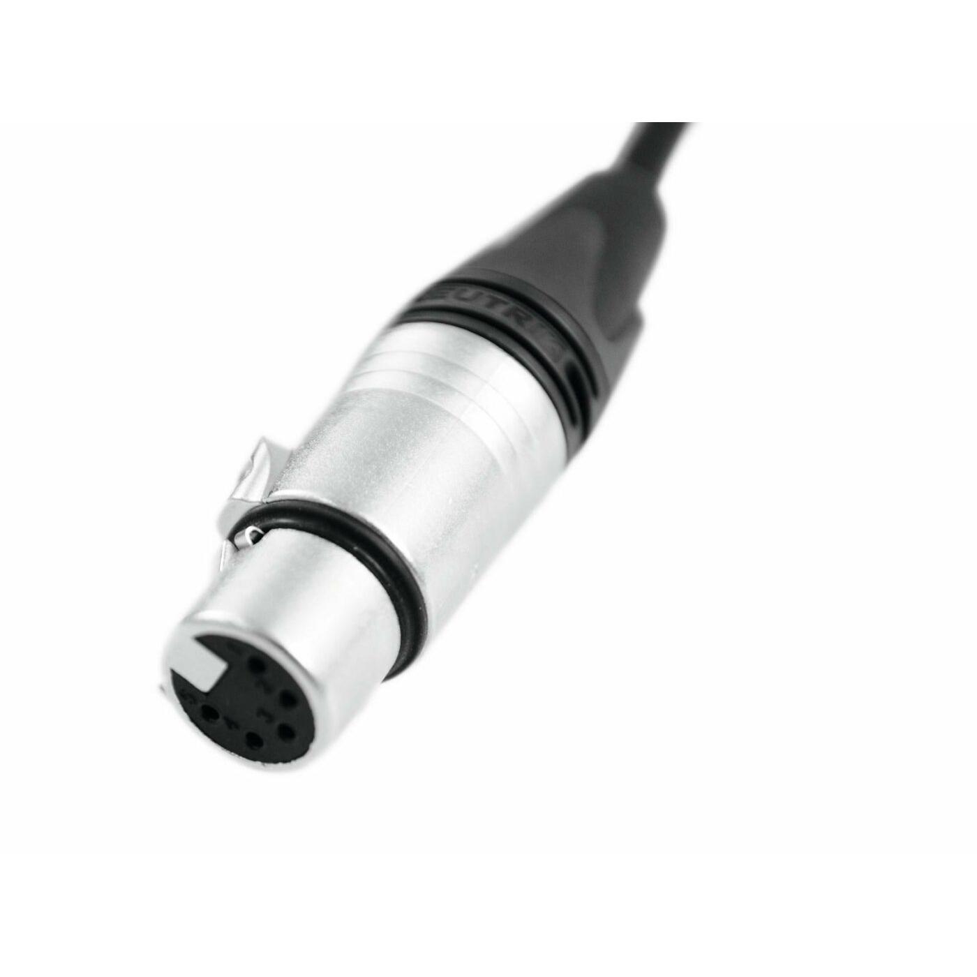 PSSO DMX Cable XLR 5-pin 10m bk Neutrik - Image 4