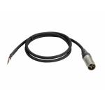 PSSO DMX-kabel XLR 3-pins male/Kabel draden