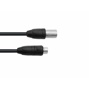 PSSO DMX Cable IP65 3-pin 5m black