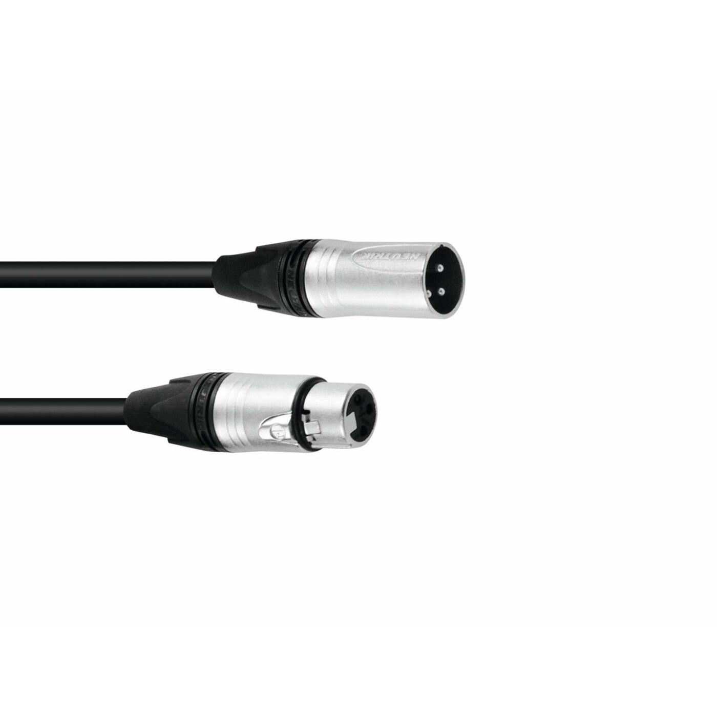 PSSO XLR Cable 3-pin 1.5m bk Neutrik