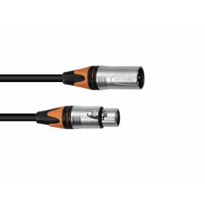 PSSO XLR Cable COL 3-pin 3m bk Neutrik